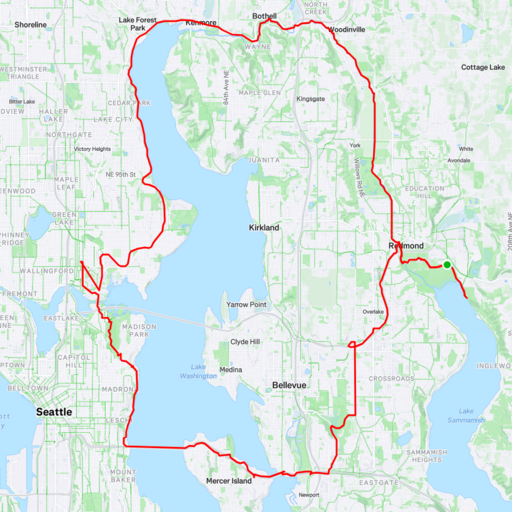 half century ride map