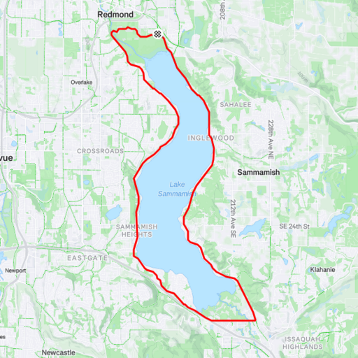 lakeloop ride map