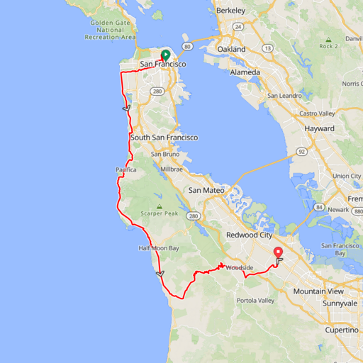 pch ride map