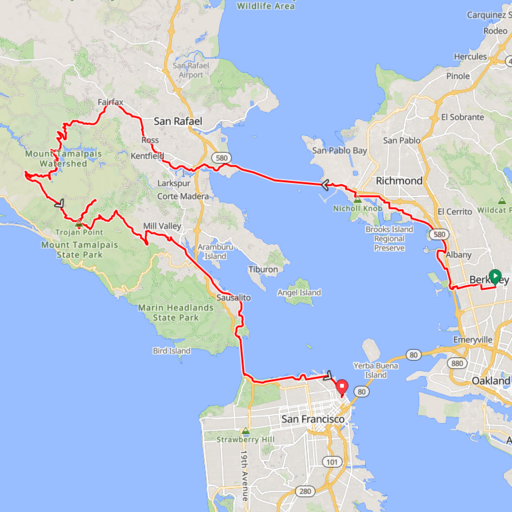 tam 1 ride map